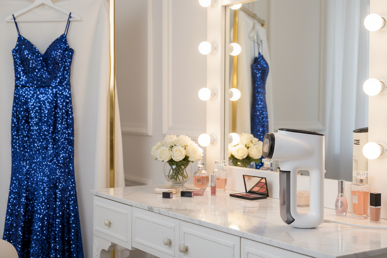 Steamer Glam Dressing Room