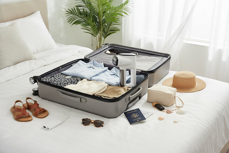 Steamer Travel Scene
